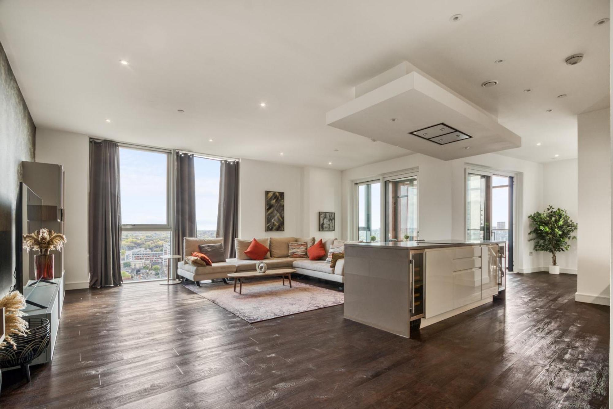 Апартаменты Stunning 360º View Luxurious Penthouse Лондон Экстерьер фото