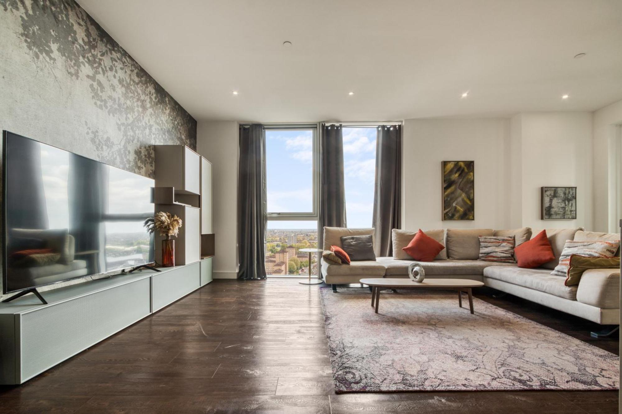 Апартаменты Stunning 360º View Luxurious Penthouse Лондон Экстерьер фото